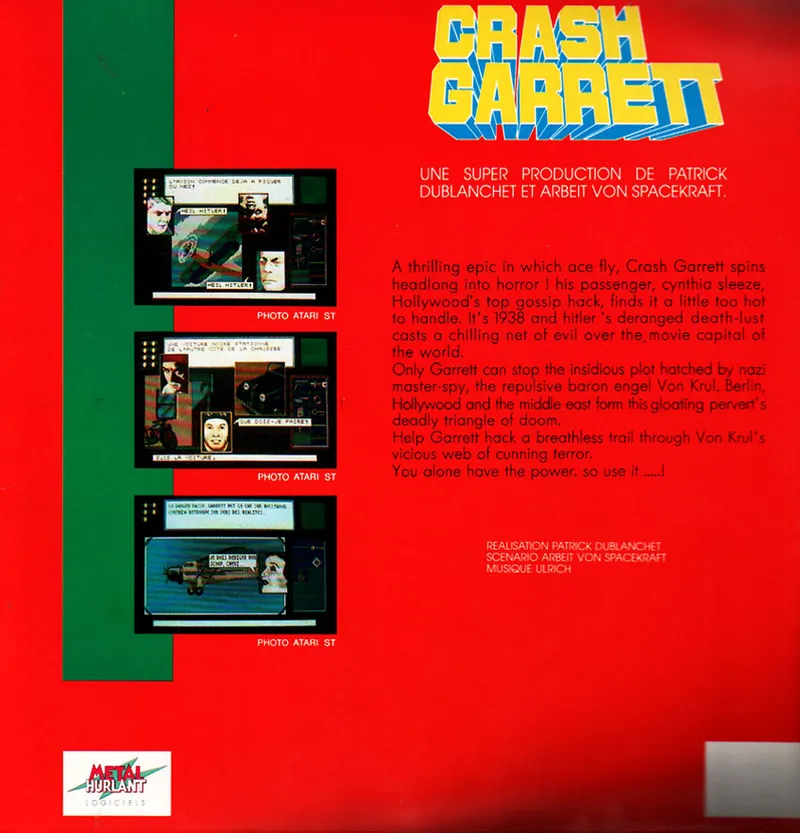 Crash Garrett box back