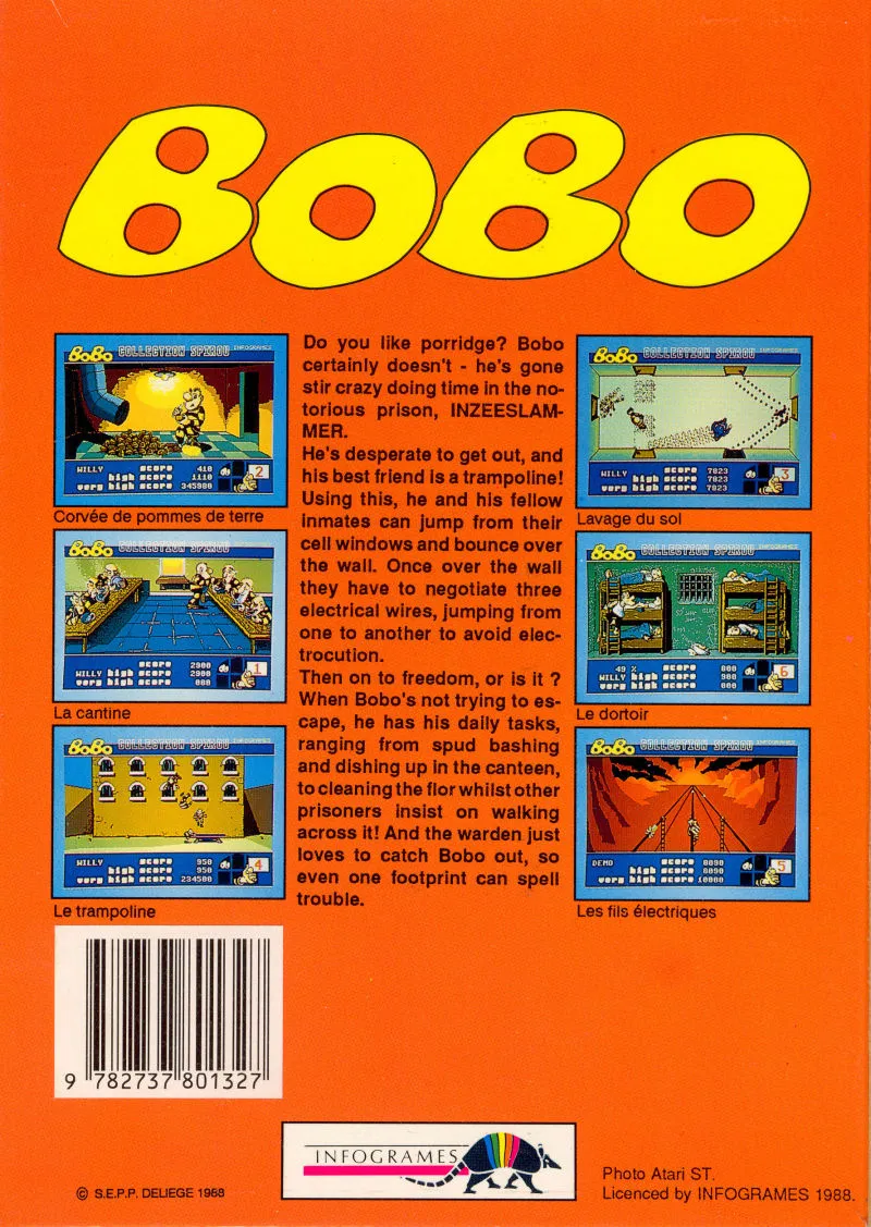 Stir Crazy Featuring Bobo box back