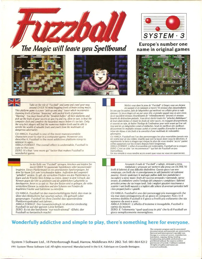 Fuzzball box back