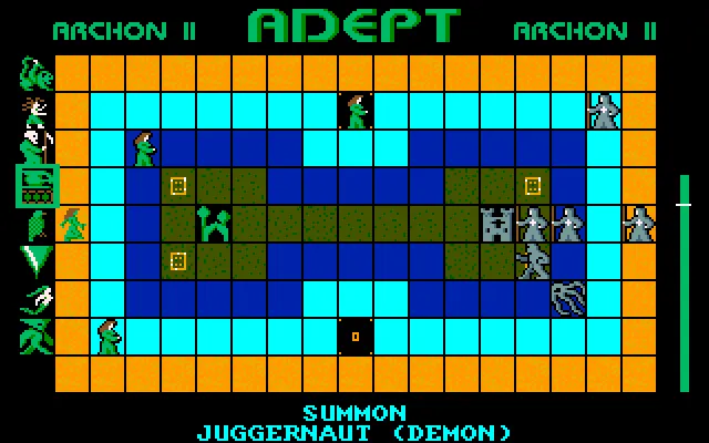 Backdrop artwork for Archon II: Adept
