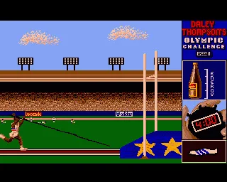 Backdrop artwork for Daley Thompson's Olympic Challenge