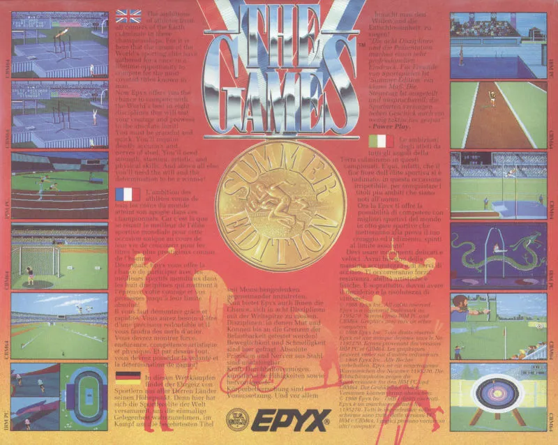 The Games: Summer Edition box back