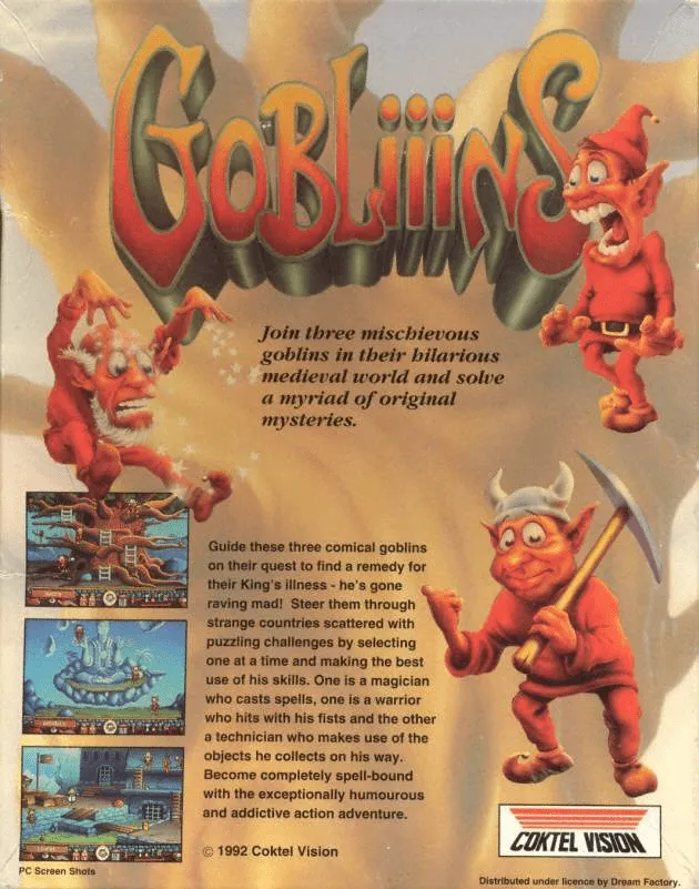 Gobliiins box back
