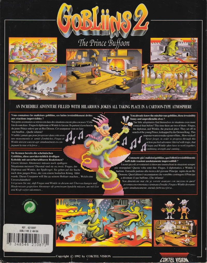 Gobliins 2: The Prince Buffoon box back