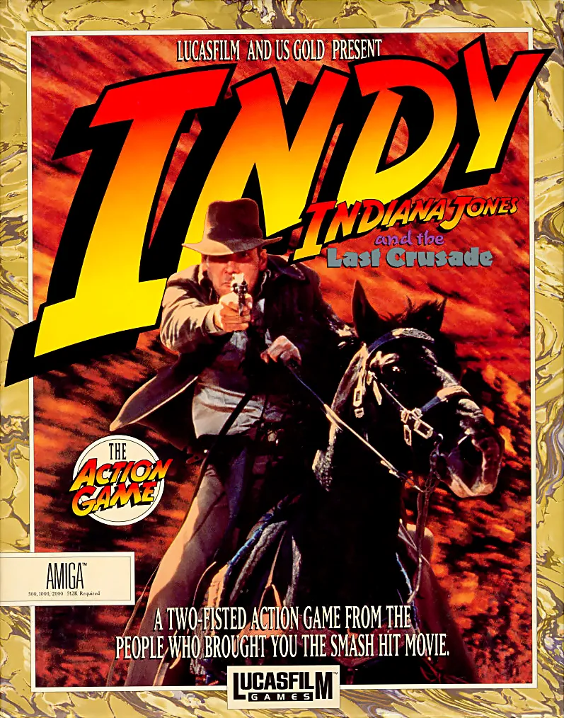 Indiana Jones and the Last Crusade: The Action Game box art
