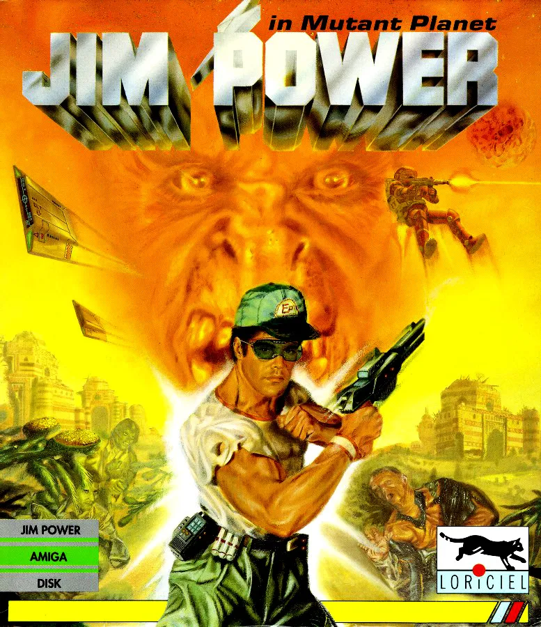 Jim Power in Mutant Planet box art
