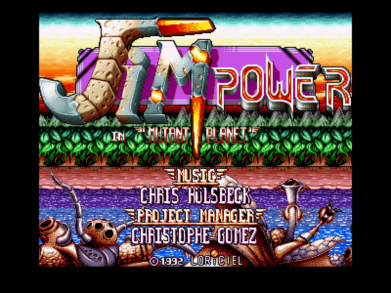 Jim Power in Mutant Planet screenshot