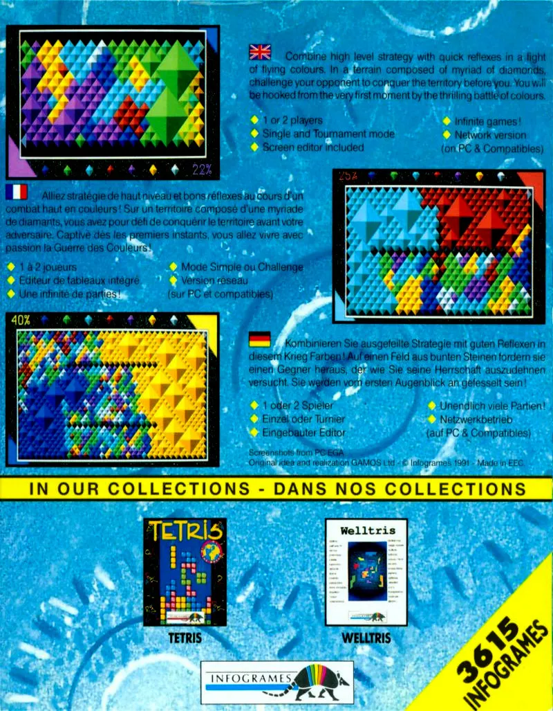 7 Colors box back