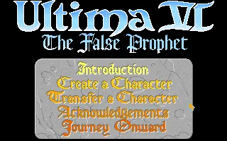 Ultima VI: The False Prophet screenshot
