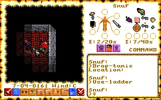 Backdrop artwork for Ultima VI: The False Prophet