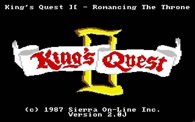 King's Quest II: Romancing the Throne screenshot