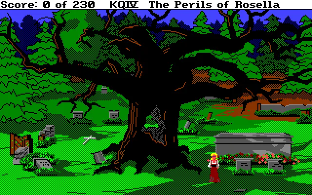Backdrop artwork for King's Quest IV: The Perils of Rosella