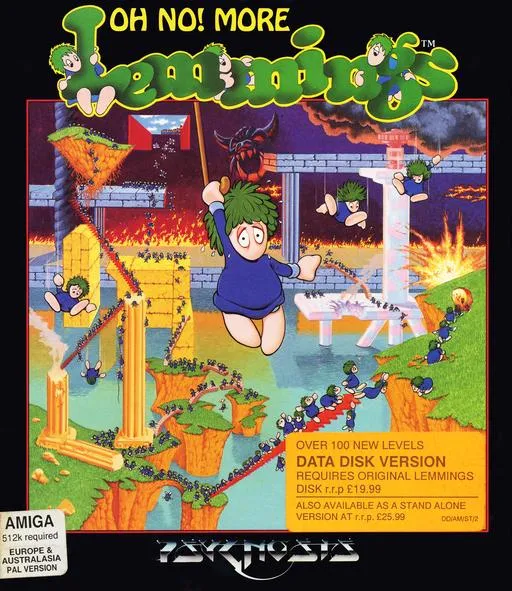 Oh No! More Lemmings box art