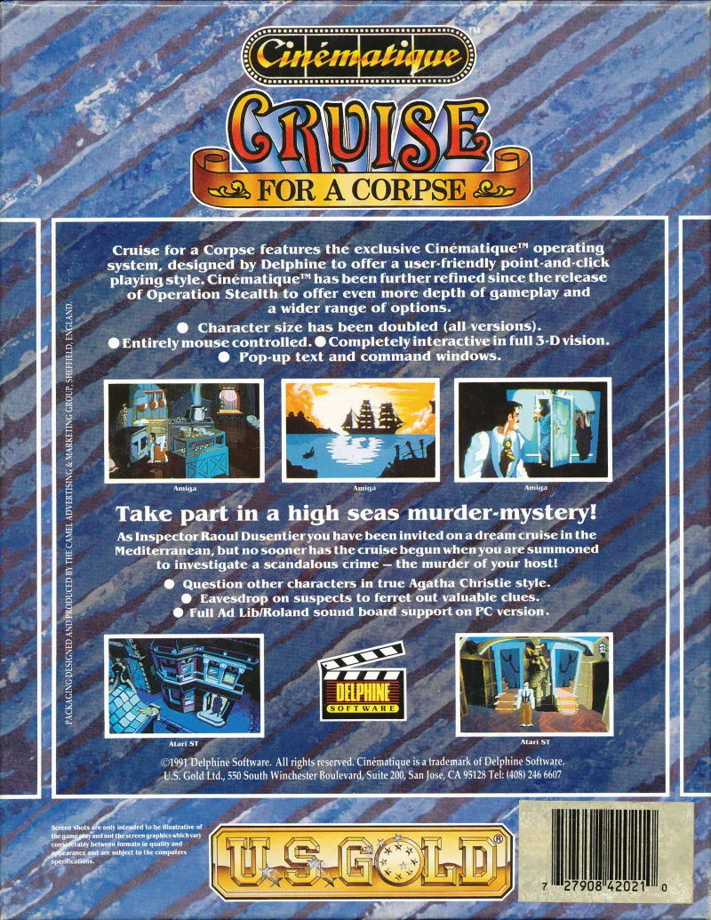 Cruise for a Corpse box back