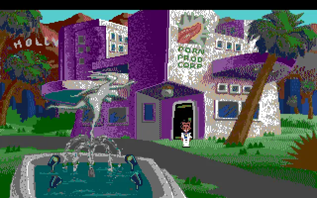 Backdrop artwork for Leisure Suit Larry 5: Passionate Patti Does a Little Undercover Work