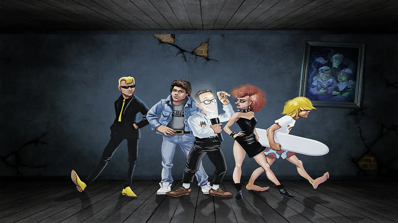 Backdrop artwork for Maniac Mansion
