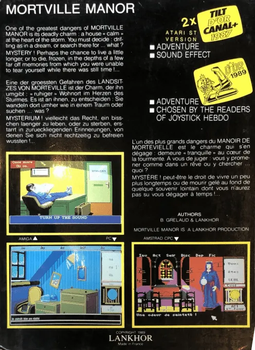 Mortville Manor box back