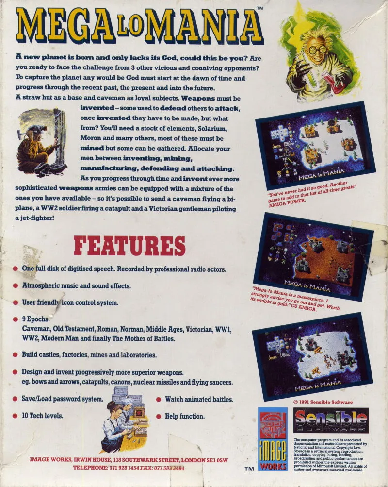 Mega Lo Mania box back