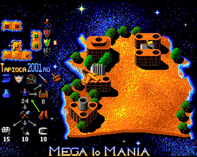 Backdrop artwork for Mega Lo Mania