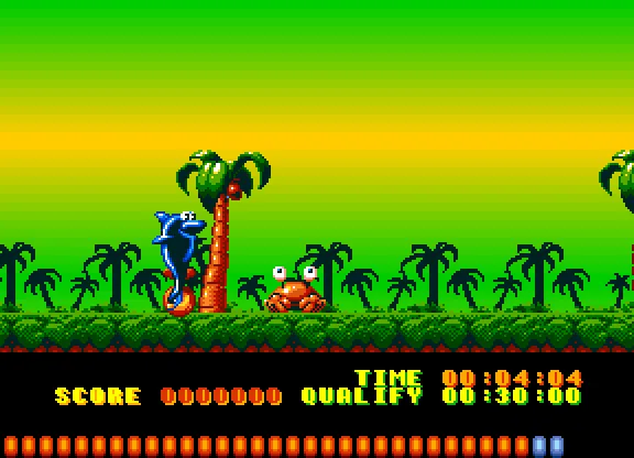 Backdrop artwork for The Aquatic Games: Starring James Pond and the Aquabats
