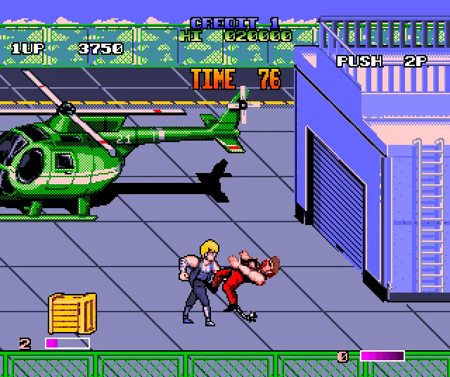 Backdrop artwork for Double Dragon II: The Revenge