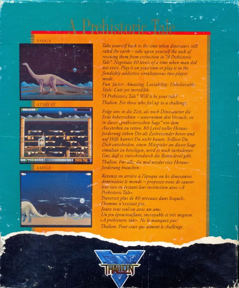 A Prehistoric Tale box back