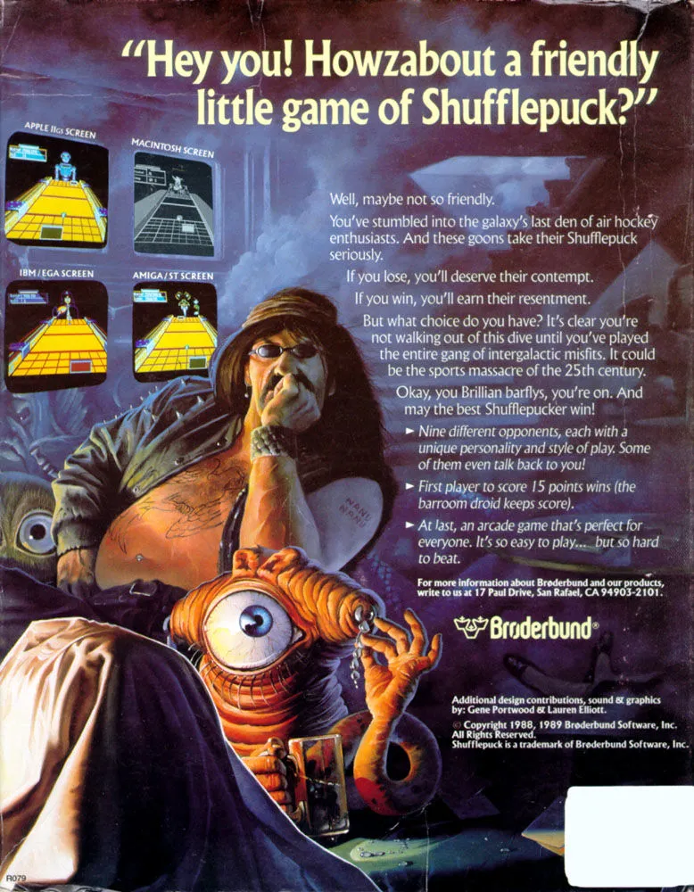 Shufflepuck Cafe box back