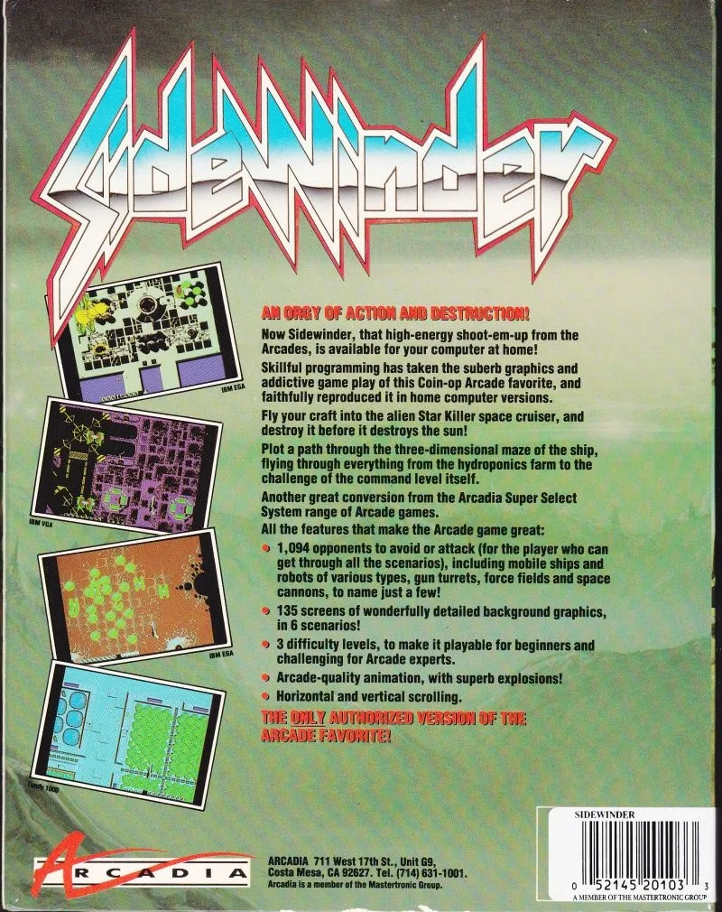 Sidewinder box back