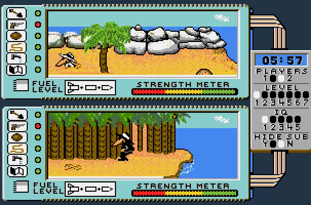 Backdrop artwork for Spy vs Spy II: The Island Caper