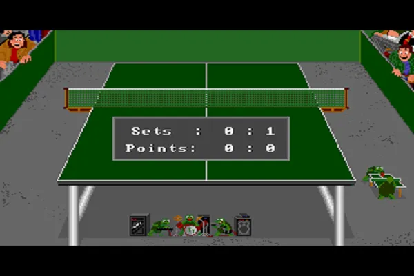 Backdrop artwork for Table Tennis Simulation