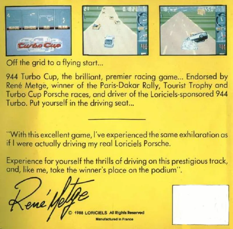 Turbo Cup box back
