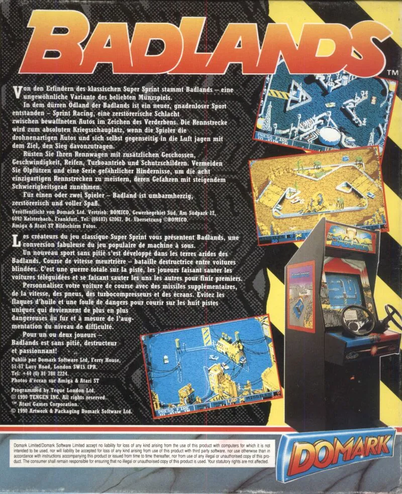 BadLands box back