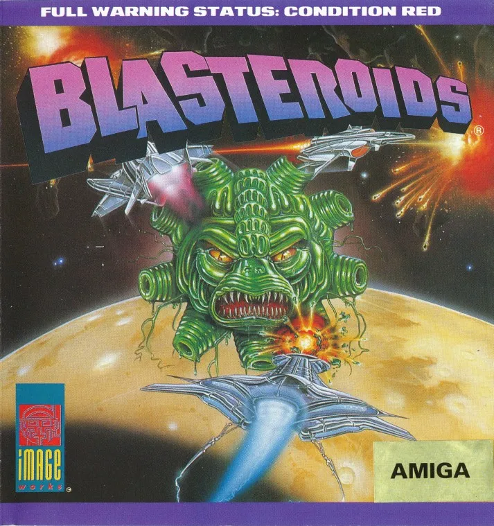Blasteroids box art