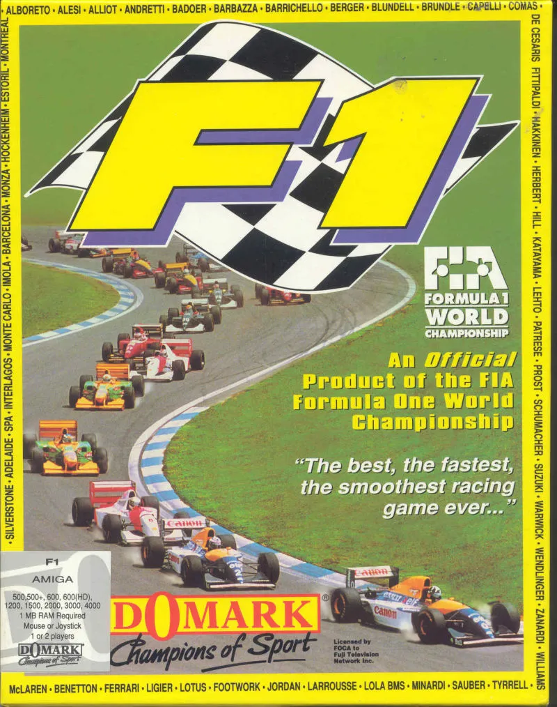 F1 box art