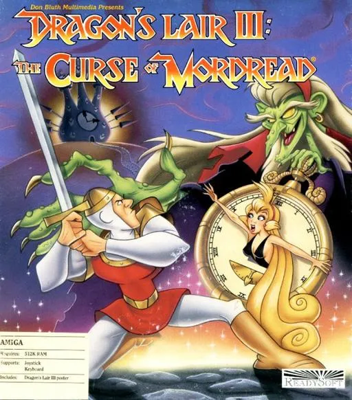 Dragon's Lair III: The Curse of Mordread box art
