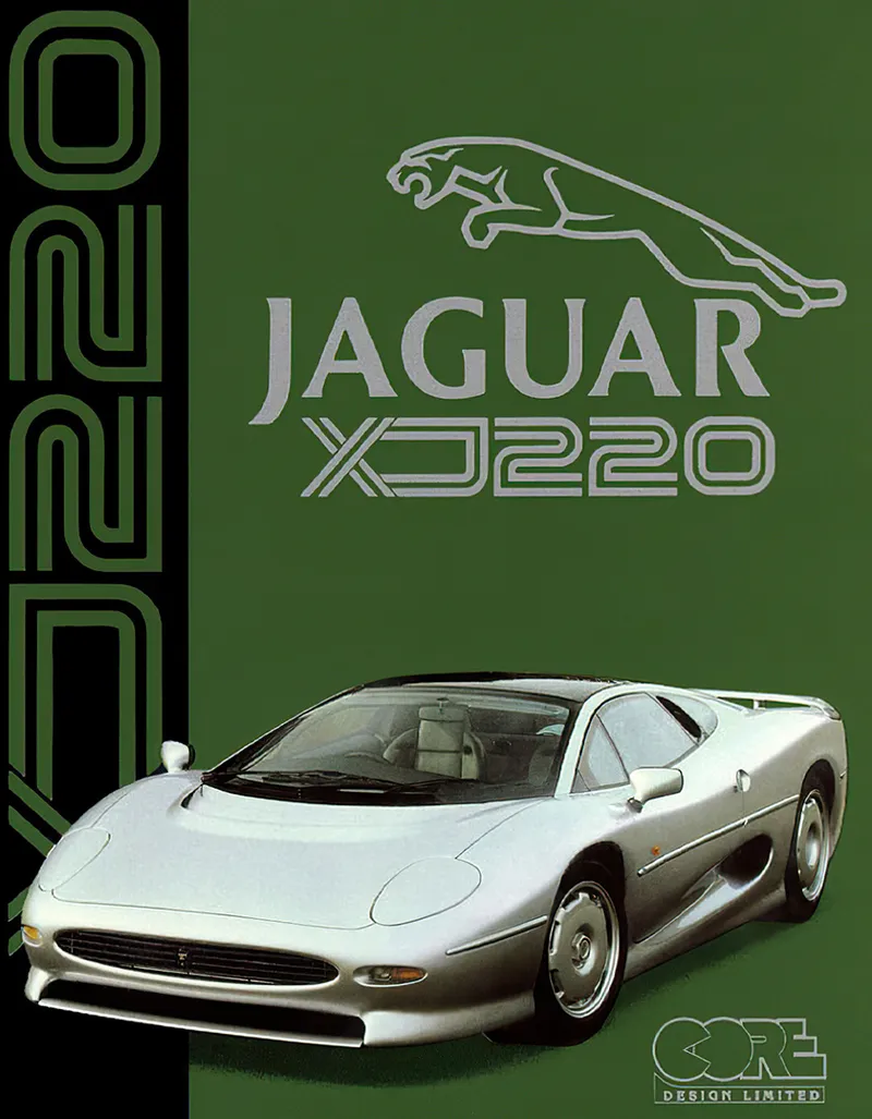 Jaguar XJ220 box art