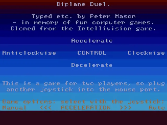 Biplane Duel screenshot