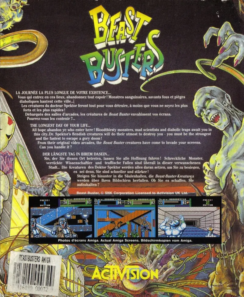 Beast Busters box back