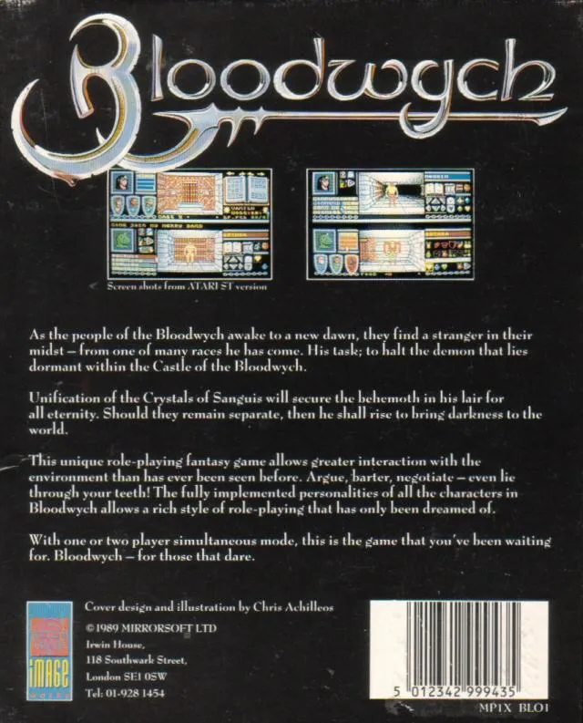 Bloodwych box back