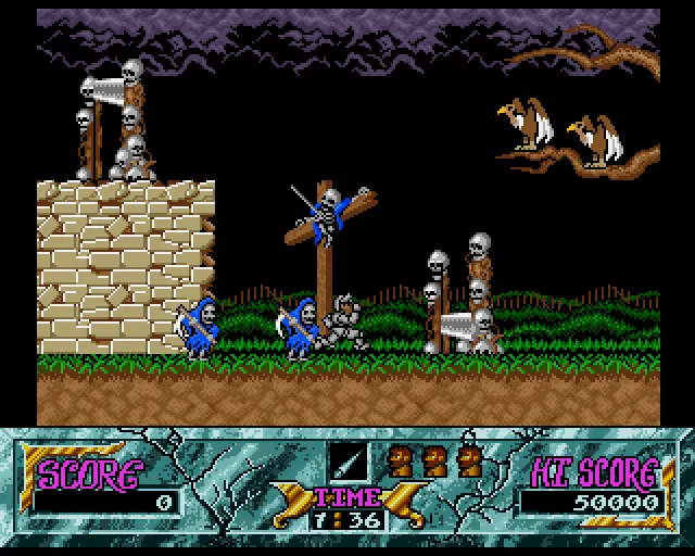 Backdrop artwork for Ghouls 'n Ghosts