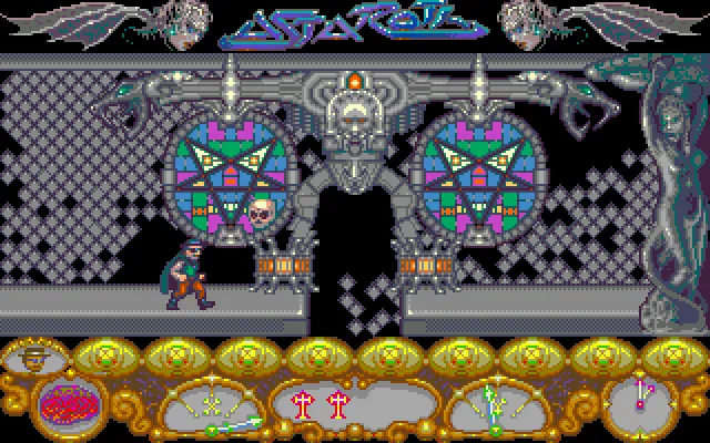 Backdrop artwork for Astaroth: The Angel of Death