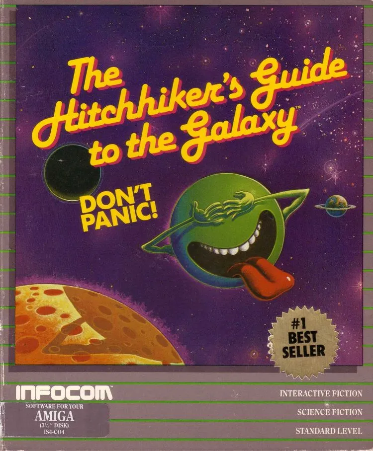 The Hitchhiker's Guide to the Galaxy box art