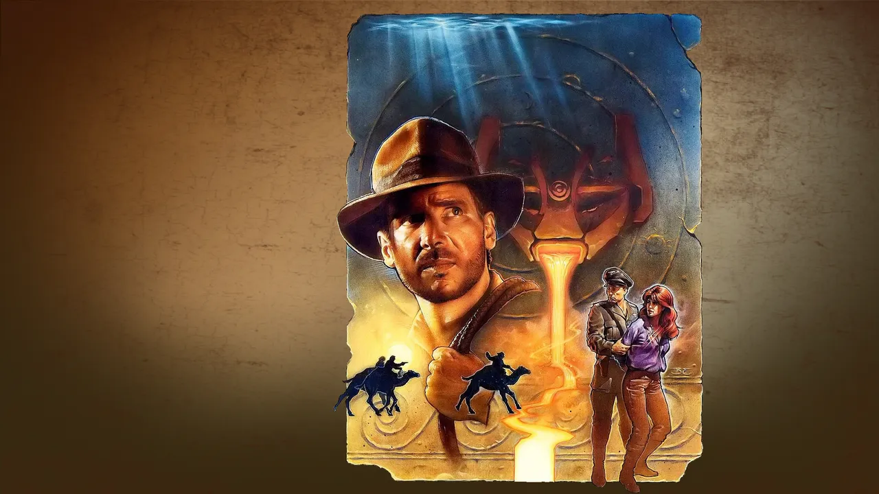 Backdrop artwork for Indiana Jones and the Fate of Atlantis