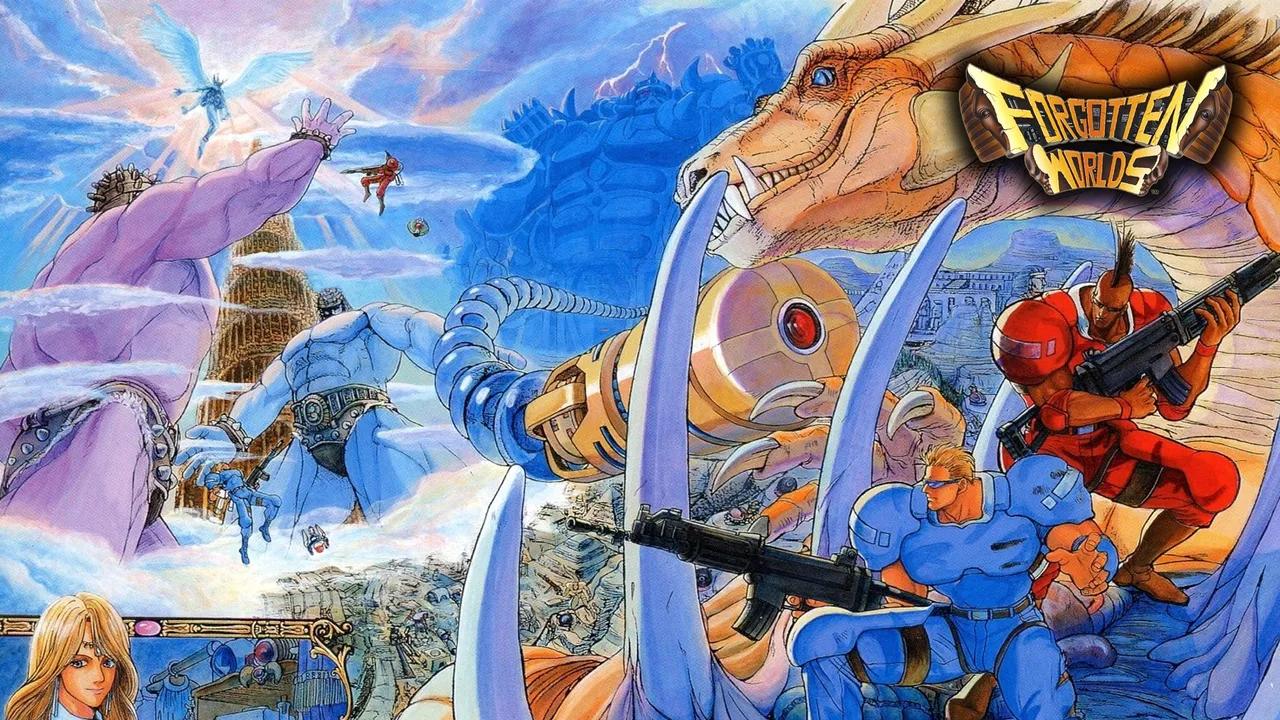 Backdrop artwork for Forgotten Worlds