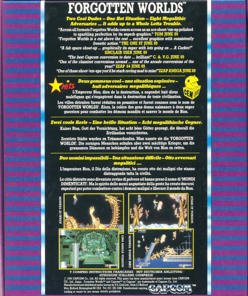 Forgotten Worlds box back