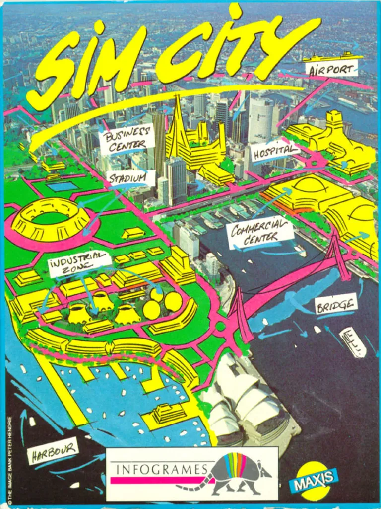 Backdrop artwork for SimCity