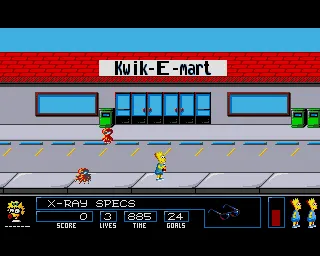 Backdrop artwork for The Simpsons: Bart vs. the Space Mutants