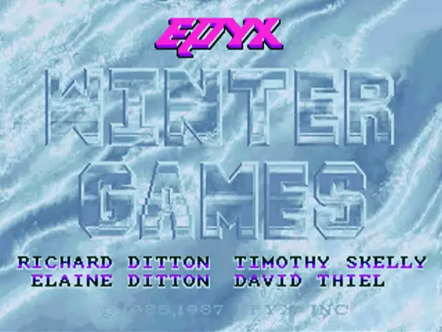 Winter Games screenshot