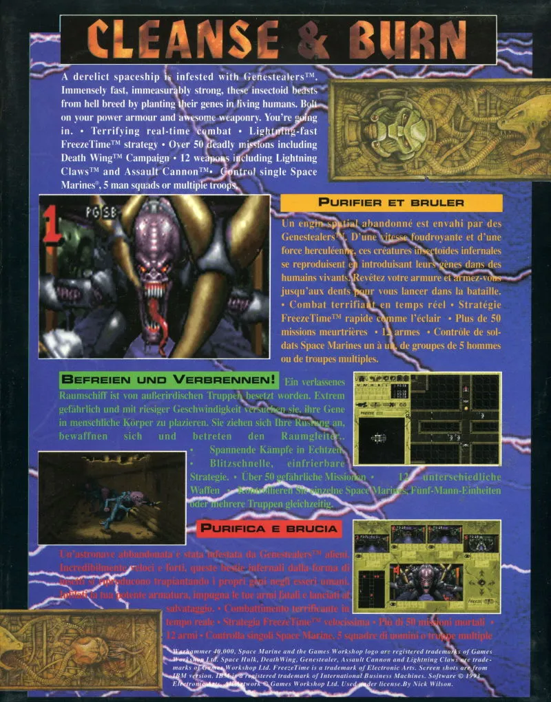 Space Hulk box back