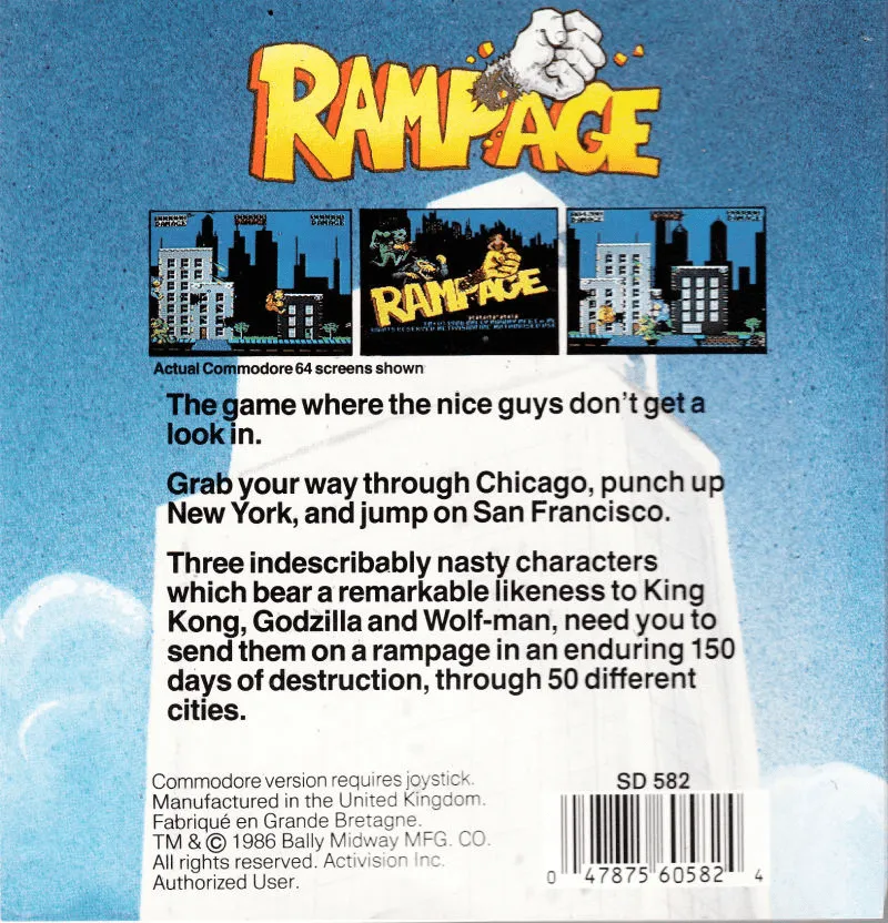 Rampage box back
